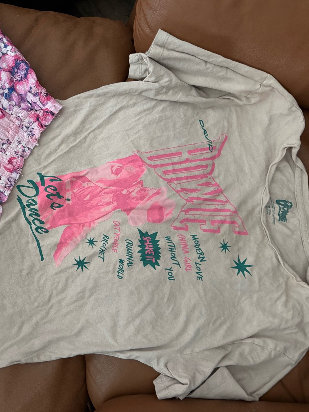 david bowie size medium cotton T-shirt